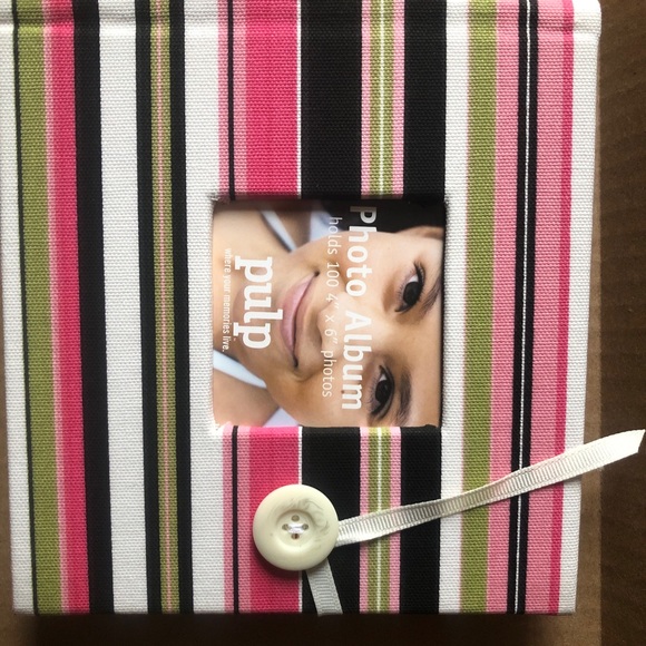 Book Photo Albums Pink,white,black,Green stripe - Picture 4 of 5